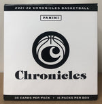 2021-22 Panini Chronicles Basketball 4 Box Hanger Pack Sealed Case