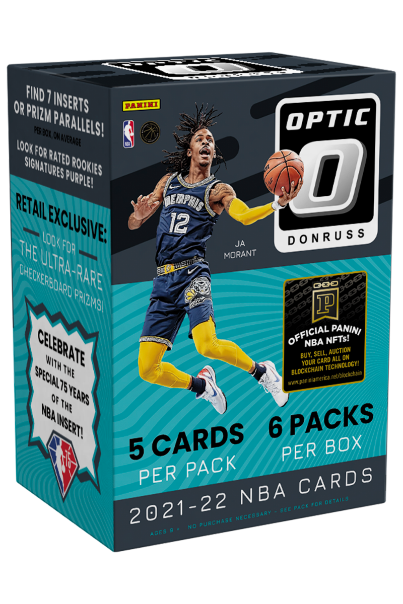 2021-22 Panini Donruss Optic Basketball 20 Box Blaster Box Sealed Case