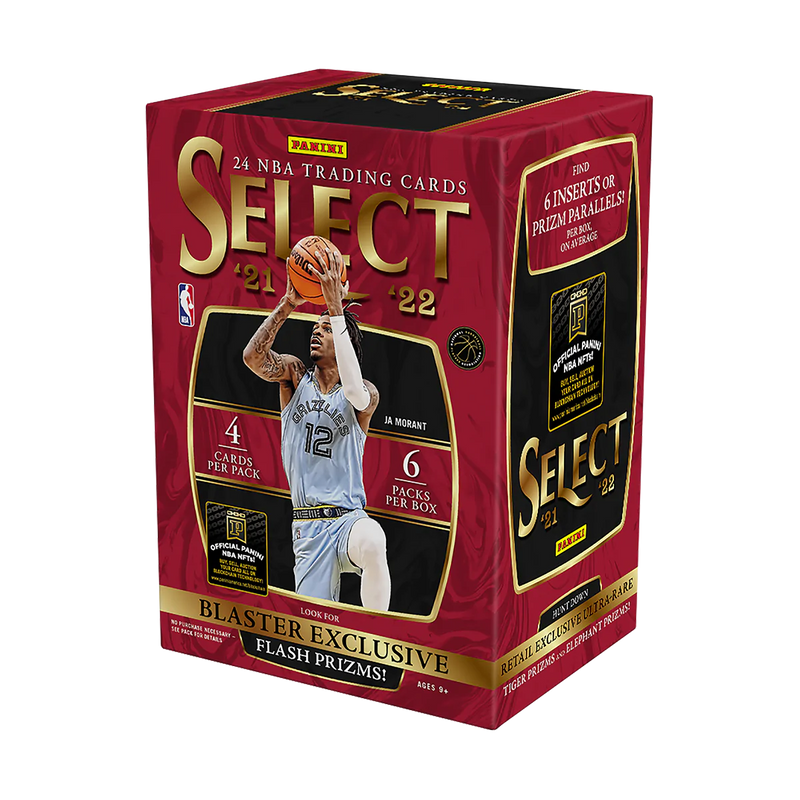 2021-22 Panini Select Basketball 20 Box Blaster Box Sealed Case