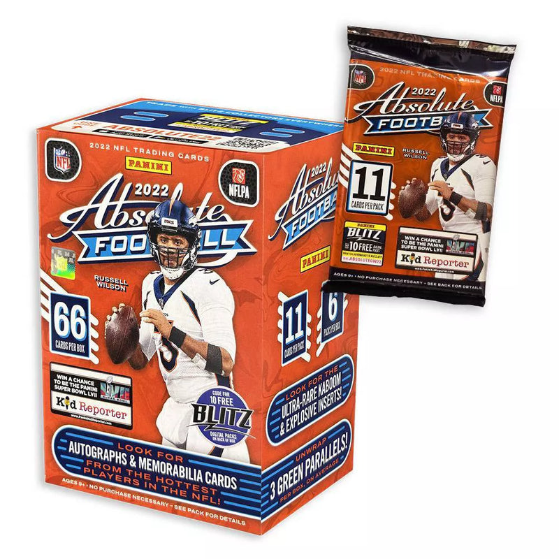 2022 Panini Absolute Football 20 Box Sealed Blaster Case