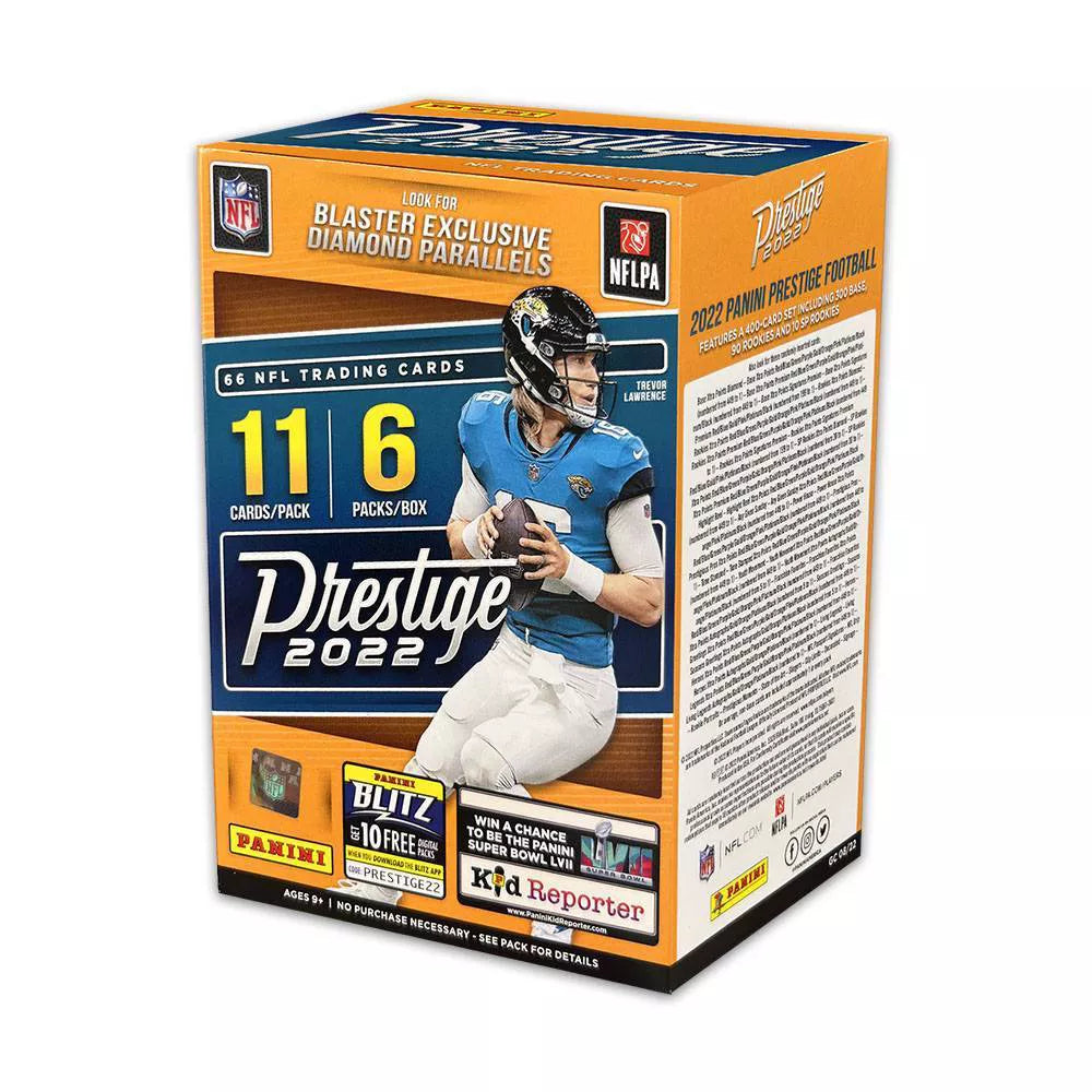 2022 Panini Prestige Football Blaster Box 20 Box Sealed Case