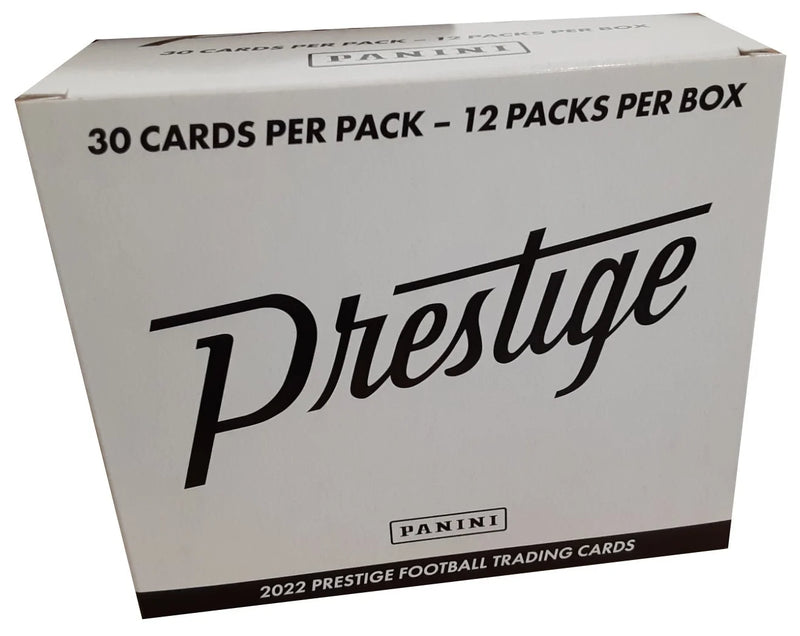 2022 Panini Prestige Football Fat Pack 12 Box Sealed Case